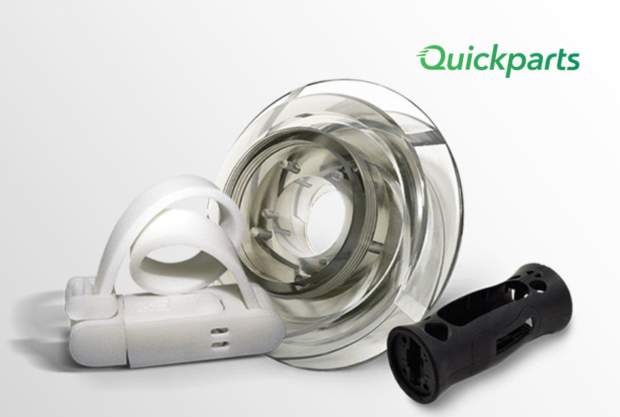 Quickparts führt für seine europäischen und britischen Kunden flexible Vorlaufzeiten für den 3D-Druck über QuickQuote 